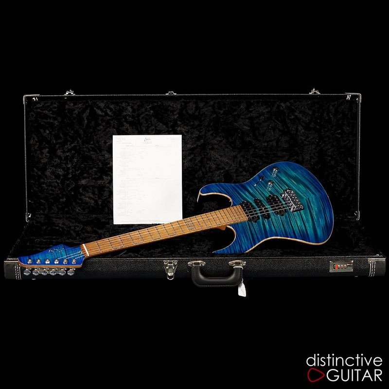 Suhr Modern Custom Aqua Blue Burst JS6Y5L